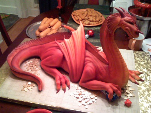 Dragon Grooms Cake